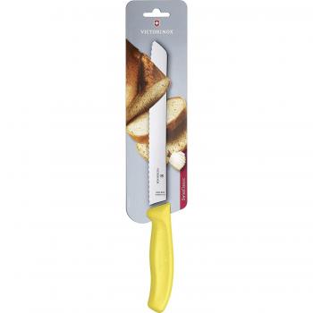 Victorinox Classic Wavy Edge Bread Knife 21cm Yellow