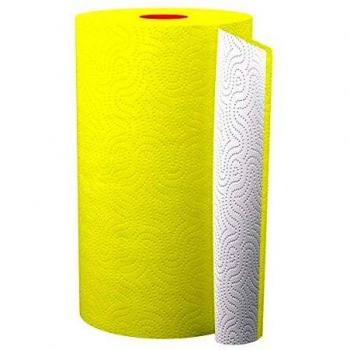 Pack 3 rouleaux Renova essuie-tout jaune
