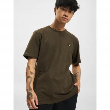 Lyle & Scott Herren T-Shirt mit kleinem Logo in Olivgrün