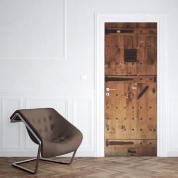 Autocollant Décoratif Bois et Métal