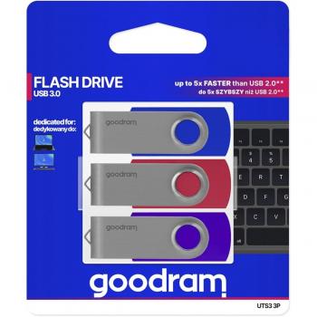 Pack Triple Goodram UTS3 128 GB – Compatibilidad USB 3.0