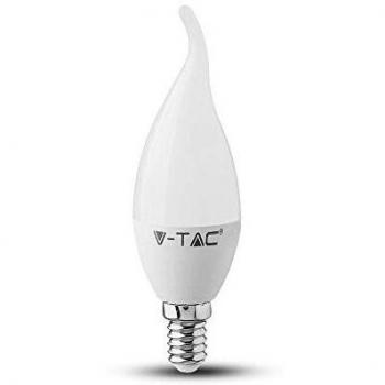 Ampoule LED E14 5,5 W bougie flamme 3000 K, blanc chaud