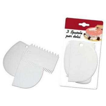 Set di Spatole in Plastica per Dolci