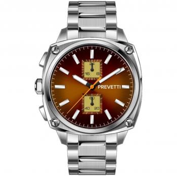 Prevetti Urbane Lefty Oval Dual Time Quartz Watch