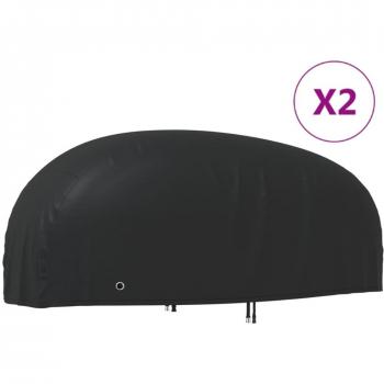 VidaXL Housses Moto 2 pcs 295x110x140 cm Oxford 210D
