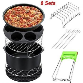 Complete 13-Piece Air Fryer Accessories for 5.2-6.8QT