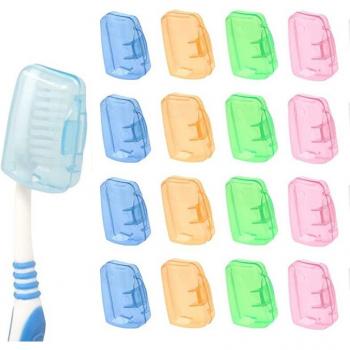 Travel Toothbrush Head Cover Set