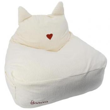 Fauteuil doux Domiva Honey Moon en velours côtelé
