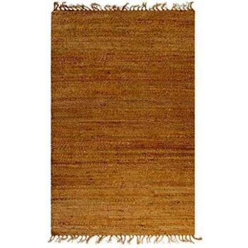 Natural Color Hand-Woven Jute Area Rug, Dimensions: 120 x 180 cm, vidaXL