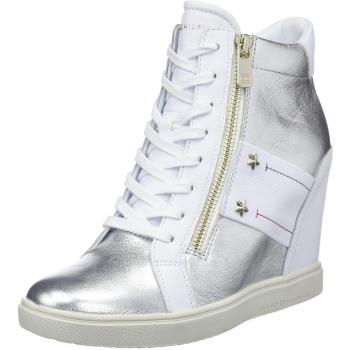 Tommy Hilfiger Sneakers Basses Femme, Blanc 38 EU