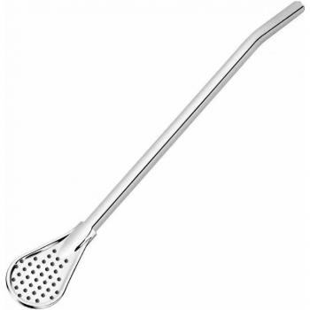 Pajita de acero inoxidable para té y bar