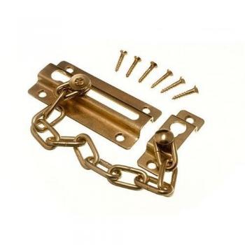 Door Chain Guard PEEP Bolt Lock with Screws (Pack of 50)