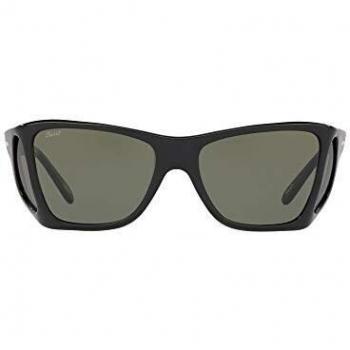 Persol Men's 0PO0009 Black/Green Sunglasses