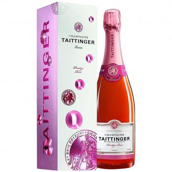 Taittinger Brut Prestige Rosé Champagne Non Vintage Gift Box 750ml