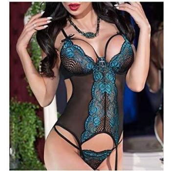 Guêpière Chilirose CR4213 Bleu Espagnole Taille XL