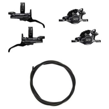 Shimano Deore XT 2‑Piston Di2 Brake Kit (12V) – M8200