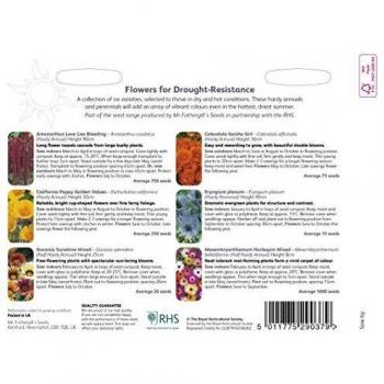 RHS Drought-Resilient Flower Seed Pack