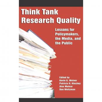 Think Tank Research Quality: Lessons for Policy Makers, the Media, and the Public (He