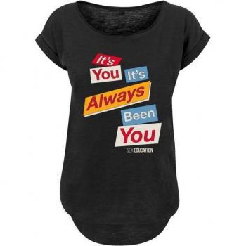 Netflix-Serie „Sex Education – Immer Du“ F4NT4STIC Damen T‑Shirt S Schwarz 100 % Baumwolle