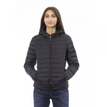 Invicta Winter Jackets for Women, Black, Size 2XL Quilted Hooded Jacket