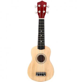 Petite Guitare Hawaïenne en Bois