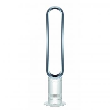Ventilateur sur Pied Dyson AM07 avec Technologie Air Multiplier, Garantie 2 ans, Blanc/Argent