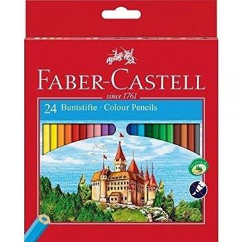 Crayons de couleur FABER-CASTELL Etui 24