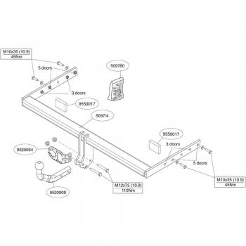 Dispositif d’attelage THULE 509700
