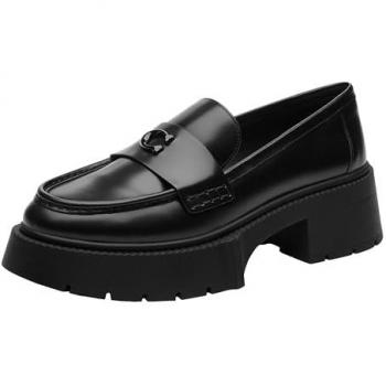 Schwarze Coach Slipper Leah CZ382