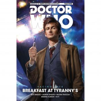 Doctor Who The Tenth Doctor Facing Fate Vol. 1 Breakfast at Tyrannys by Nick Abadzis