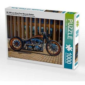 CALVENDO Black Pearl Monarch Bobber Foto‑Puzzle – 1000 Stück, HD 1800 CCM, 64 × 48 cm
