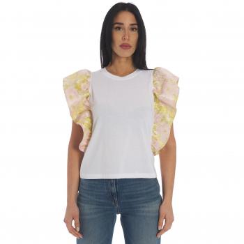 Camicia Twinset Attitude Con Volante Bianco
