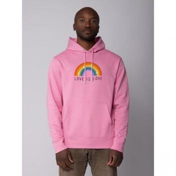 Sweatshirt Rosa Misto Love Is Love