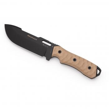 Navaja de Supervivencia Hydra HAWKEYE, hoja Acero Böhler N690co (criogénico), mango en G10, con funda Kydex