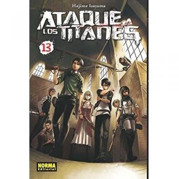 Ataque a los Titanes 13 Manga