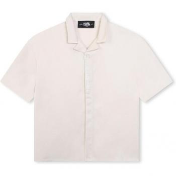 Camisa de niño corta sin estampado Karl Lagerfeld Kids