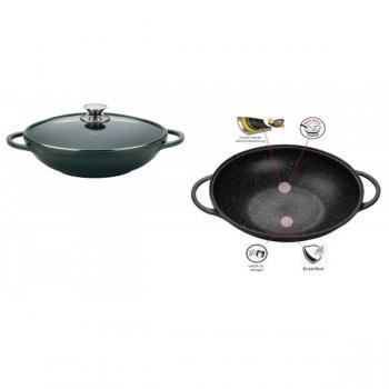 Aluminium Wokpfanne Induktion Ø 36cm Cheffinger DW-36