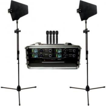 VocoPro BenchMark-Quad Touring Grade Wireless Microphone System (4 Handheld)