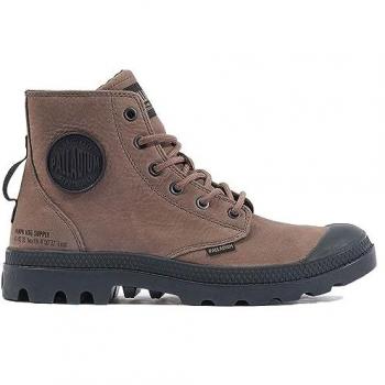 Bottines en cuir Palladium Pampa Marron