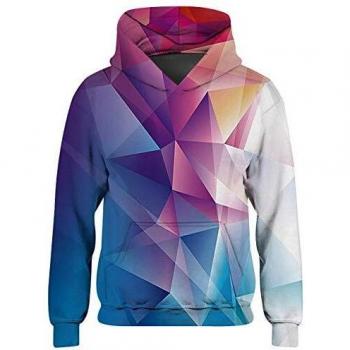 Felpa a Manica Lunga Freshhoodies Pattern 3D