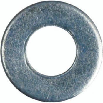 6 rondelles en fer zincé diamètre 27 mm