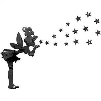 Enchanted Stardust Mirror Wall Art
