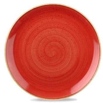 Piatto Rosso Stone 17cm, 12 Pezzi