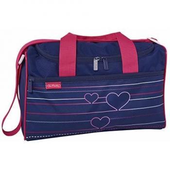 Herlitz 50021918 Sac de Sport Blue Cubes, Heartbeat