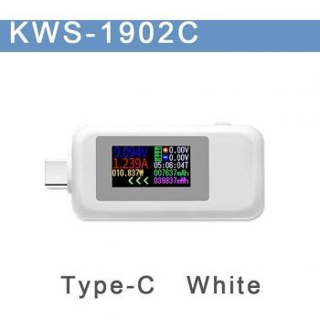 Probador USB KWS-MX18L: Pantalla RGB, Voltímetro 4‑30 V y Detector de Carga