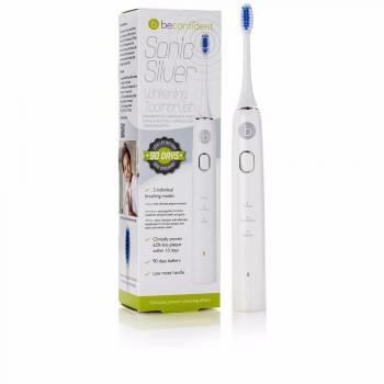 Spazzolino da denti elettrico Beconfident Sonic Silver #bianco/argento