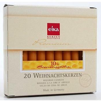 Eika Natürliche Holzkerzen für den Weihnachtsbaum