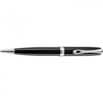 Diplomat Excellence A2 Black and Silver Ballpoint Pen