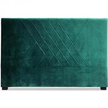 Tête de lit Chic Diam en velours vert 160 cm