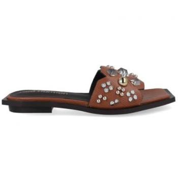 NOA HARMON Sandálias Femininas Acqua Cuero Marrón 9703-0007
